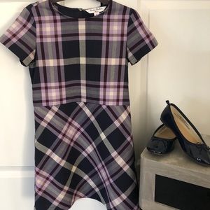 Girls plaid wool Brooks Brothers dress, size 8